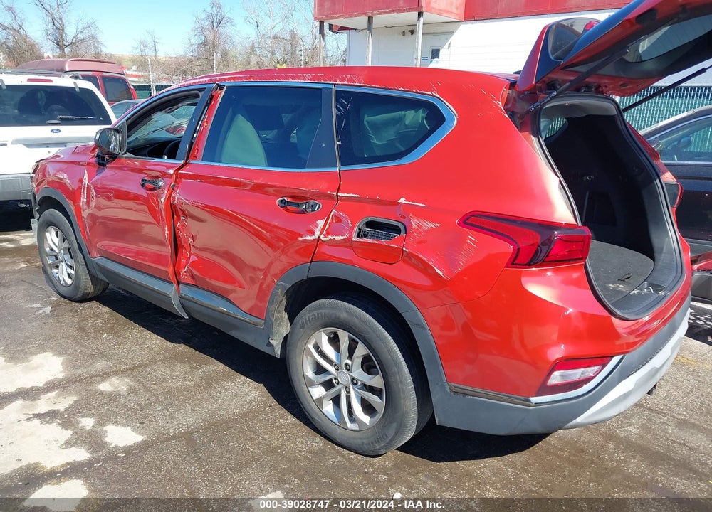 2019 HYUNDAI SANTA FE SE VIN: 5NMS2CAD9KH054468