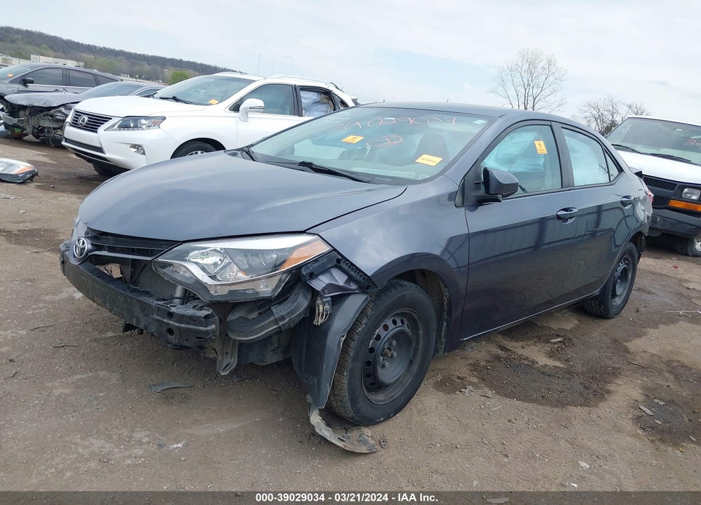 2014 TOYOTA COROLLA L VIN: 5YFBURHE8EP122040
