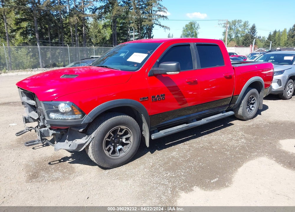2016 RAM 1500 REBEL VIN: 1C6RR7YT3GS342990