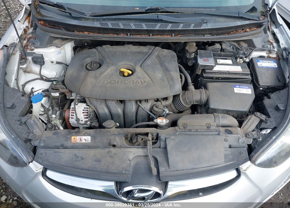 2012 HYUNDAI ELANTRA GLS (ULSAN PLANT) VIN: KMHDH4AE5CU376908