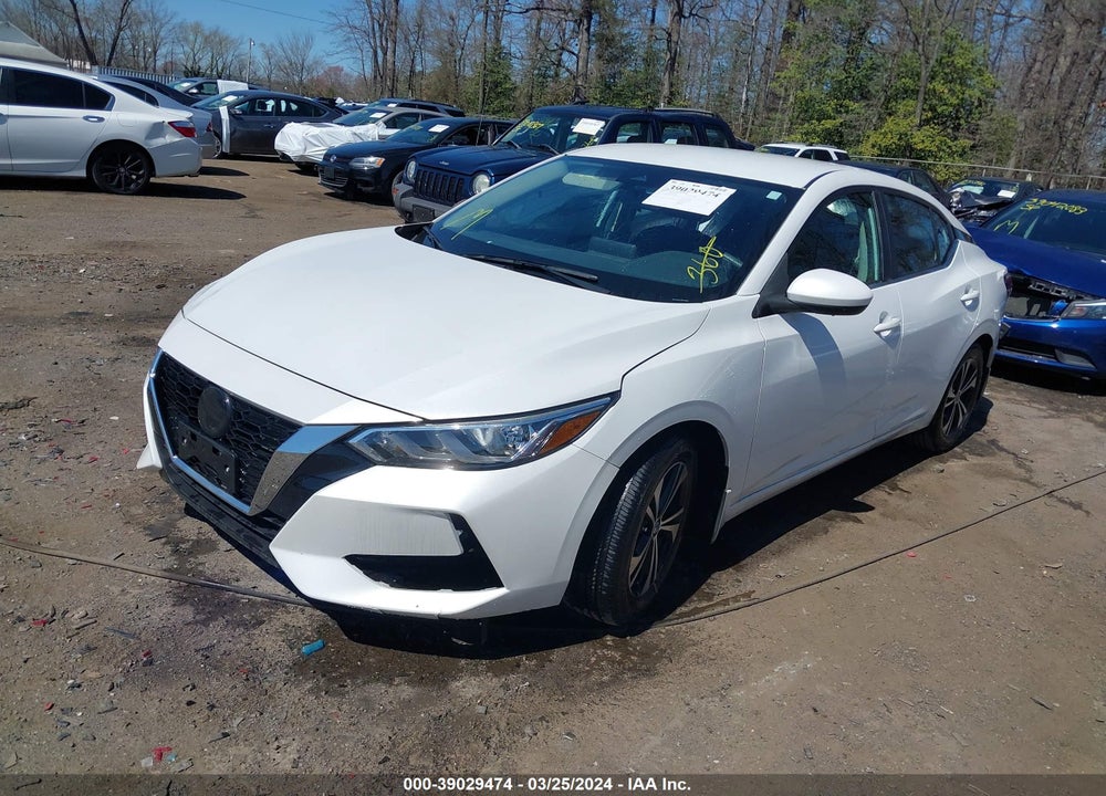 2022 NISSAN SENTRA SV XTRONIC CVT VIN: 3N1AB8CV9NY210522