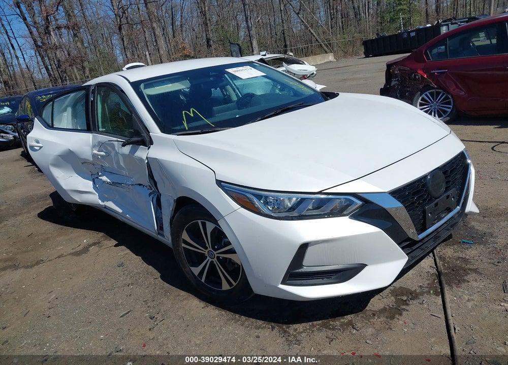 2022 NISSAN SENTRA SV XTRONIC CVT VIN: 3N1AB8CV9NY210522