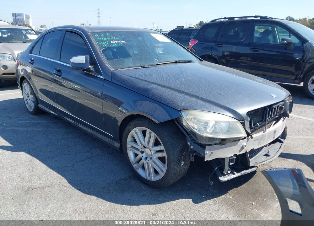 2008 MERCEDES-BENZ C 300 LUXURY/SPORT VIN: WDDGF54X68F181394
