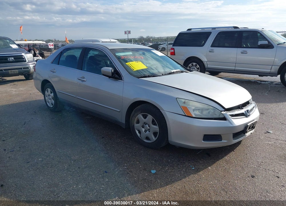 2007 HONDA ACCORD 2.4 LX VIN: 3HGCM56447G711684