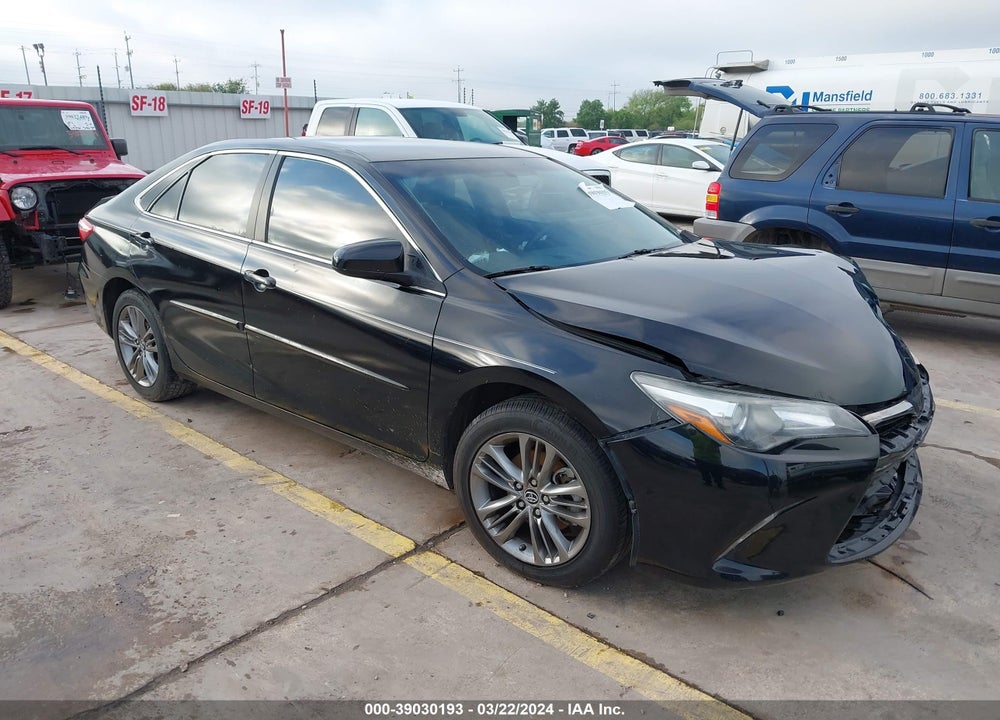 2016 TOYOTA CAMRY SE VIN: 4T1BF1FK0GU120885