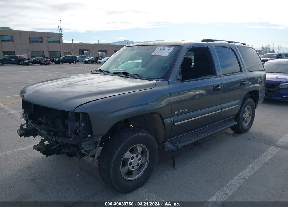 2002 CHEVROLET TAHOE LS VIN: 1GNEC13V82J237138