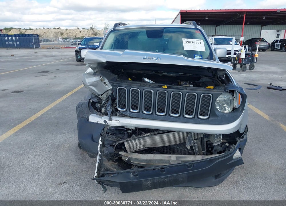 2016 JEEP RENEGADE LATITUDE VIN: ZACCJABTXGPC55184