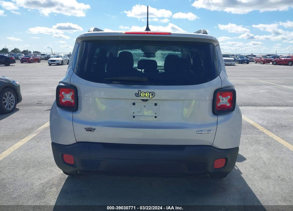 2016 JEEP RENEGADE LATITUDE VIN: ZACCJABTXGPC55184