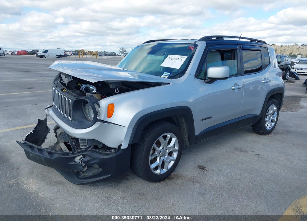 2016 JEEP RENEGADE LATITUDE VIN: ZACCJABTXGPC55184