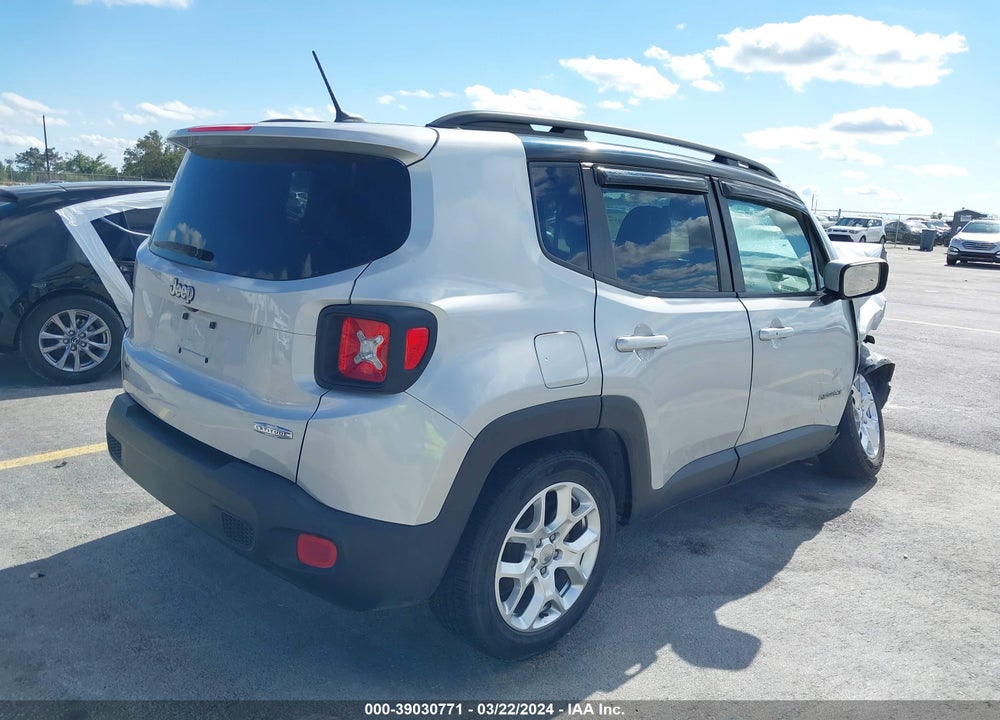2016 JEEP RENEGADE LATITUDE VIN: ZACCJABTXGPC55184