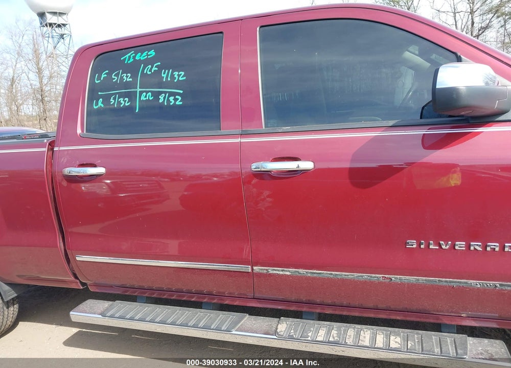 2014 CHEVROLET SILVERADO 1500 1LZ VIN: 3GCUKSEC4EG118789