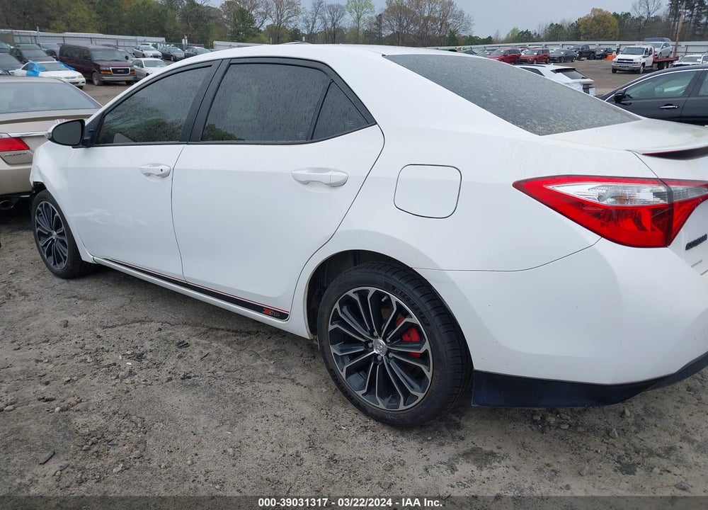2015 TOYOTA COROLLA S PLUS VIN: 2T1BURHE6FC302411
