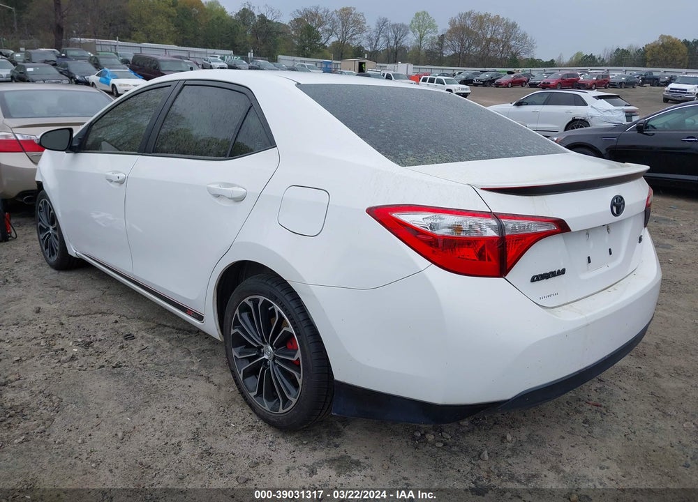 2015 TOYOTA COROLLA S PLUS VIN: 2T1BURHE6FC302411