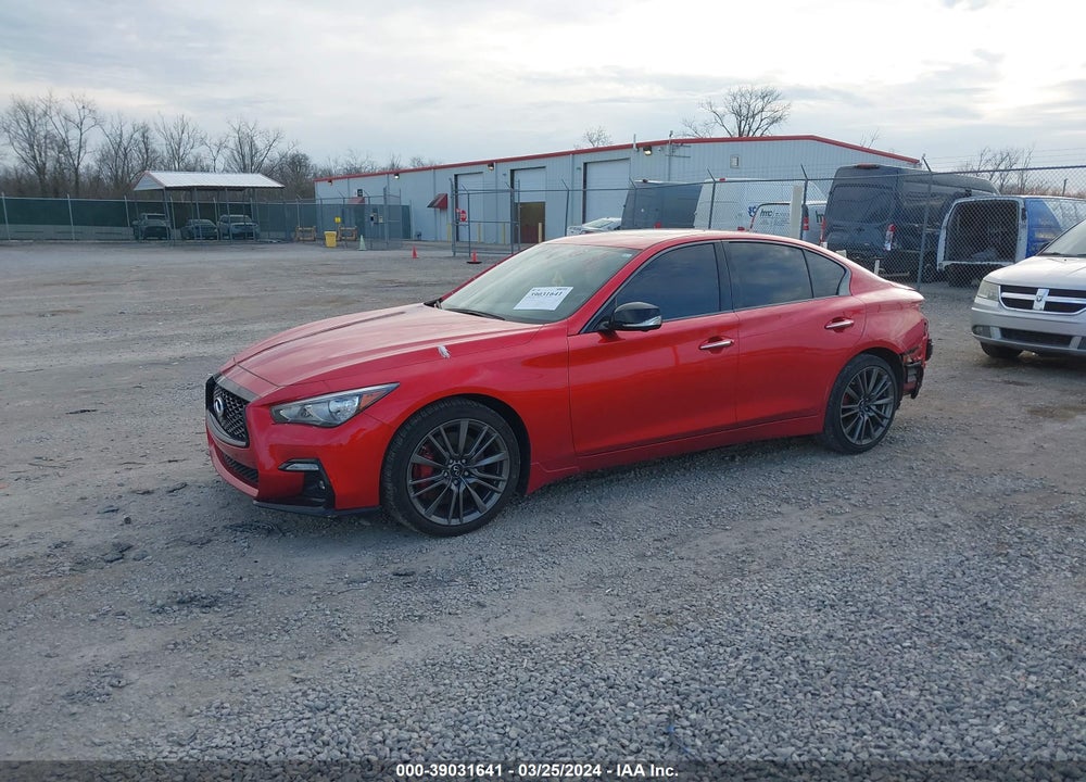 2021 INFINITI Q50 RED SPORT 400 AWD VIN: JN1FV7DR7MM880015