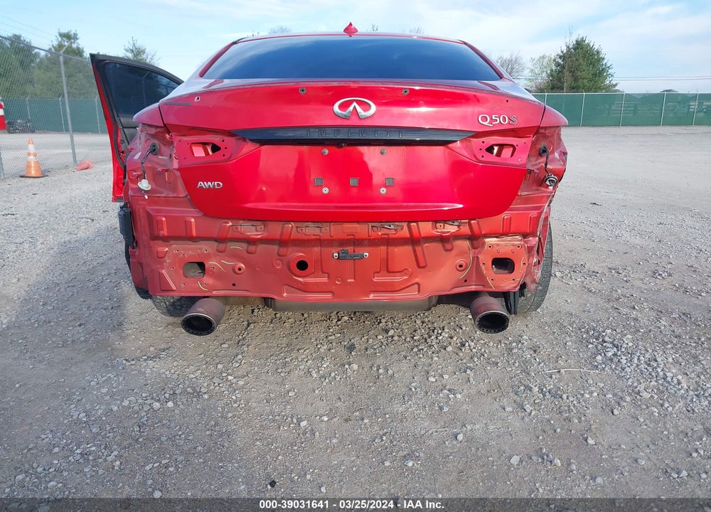 2021 INFINITI Q50 RED SPORT 400 AWD VIN: JN1FV7DR7MM880015