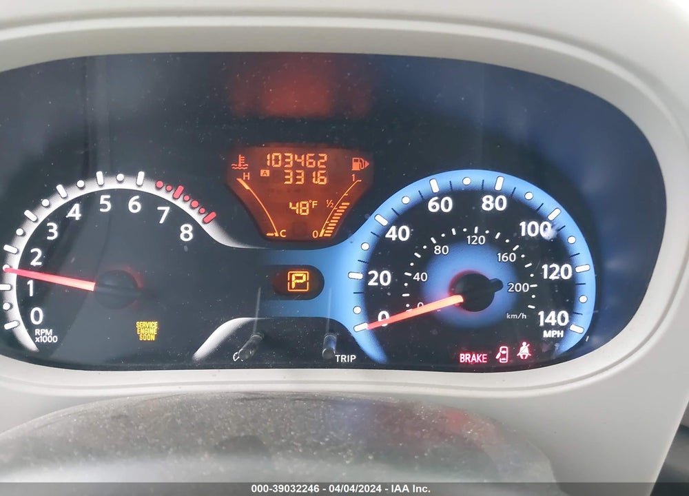 2009 NISSAN CUBE 1.8SL VIN: JN8AZ28R39T115426