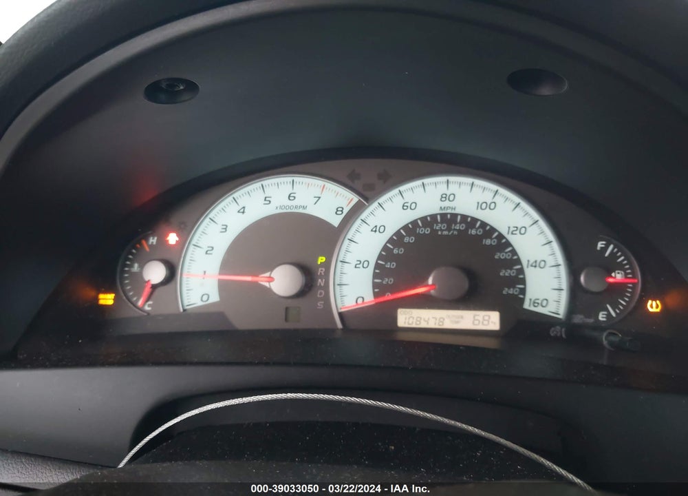 2009 TOYOTA CAMRY SE V6 VIN: 4T1BK46K49U580020