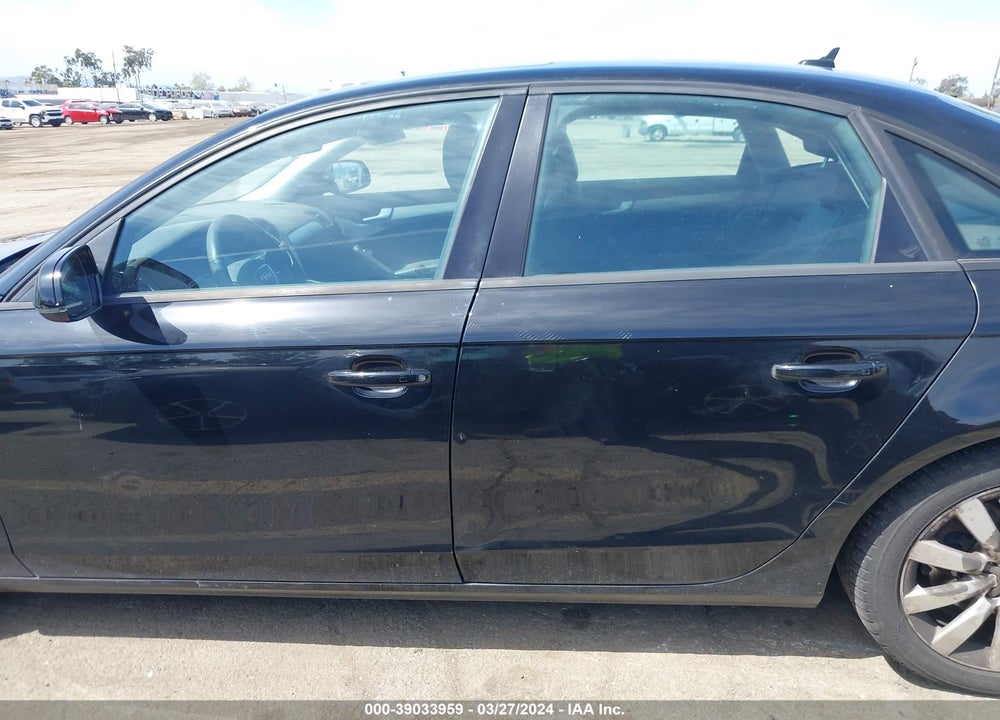 2014 AUDI A4 2.0T PREMIUM VIN: WAUAFAFL0EN021125