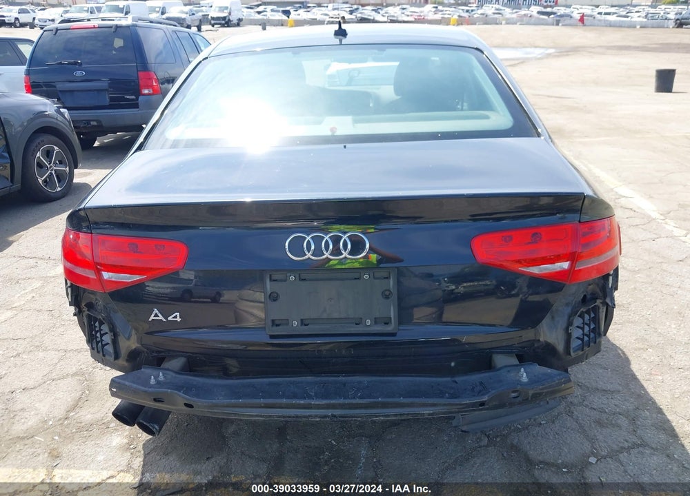 2014 AUDI A4 2.0T PREMIUM VIN: WAUAFAFL0EN021125