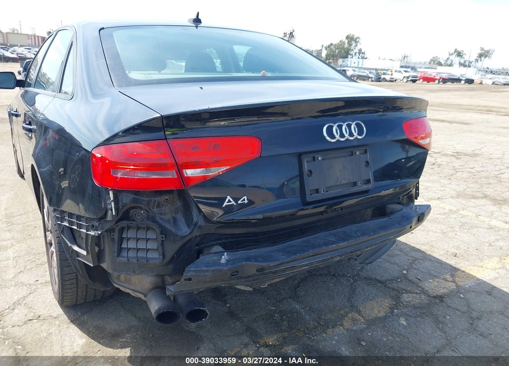2014 AUDI A4 2.0T PREMIUM VIN: WAUAFAFL0EN021125