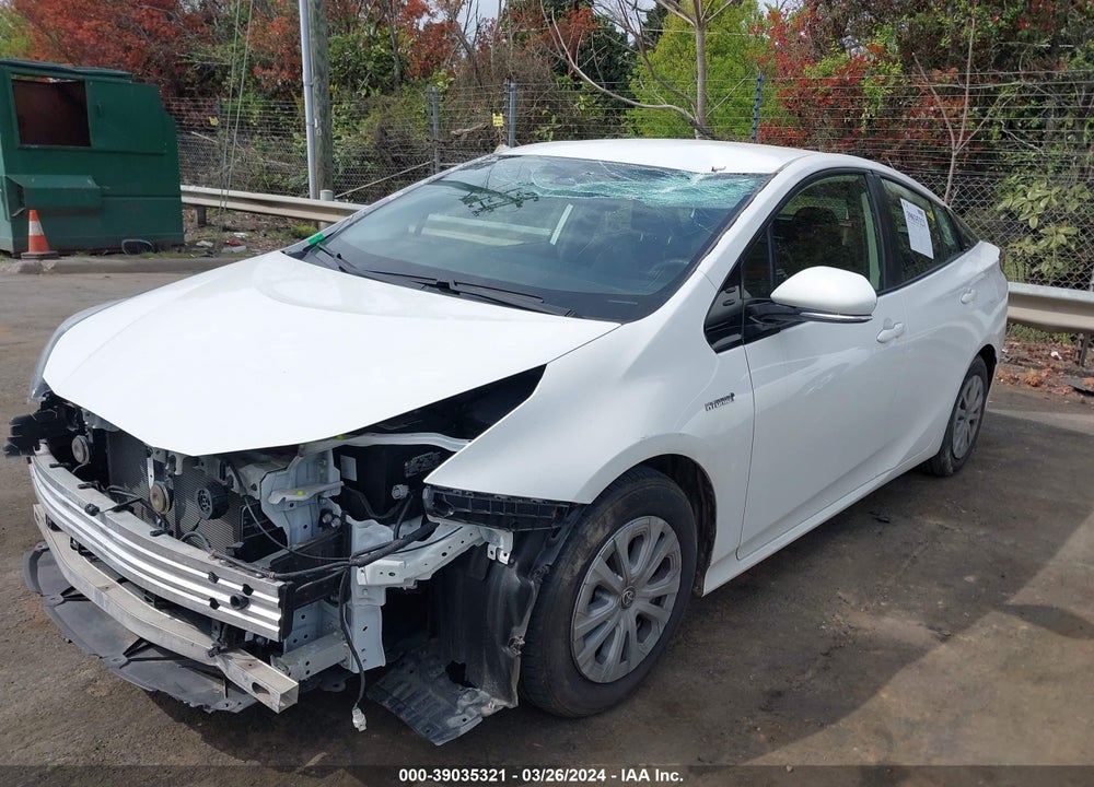 2020 TOYOTA PRIUS LE VIN: JTDKARFUXL3112778