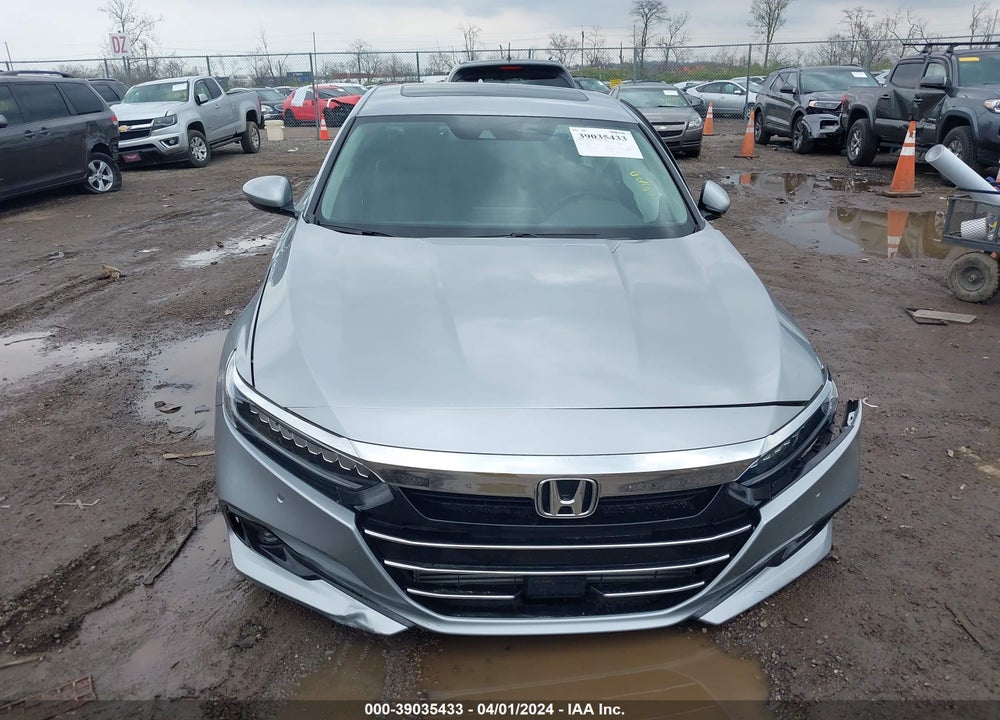 2021 HONDA ACCORD EX-L VIN: 1HGCV1F51MA107860