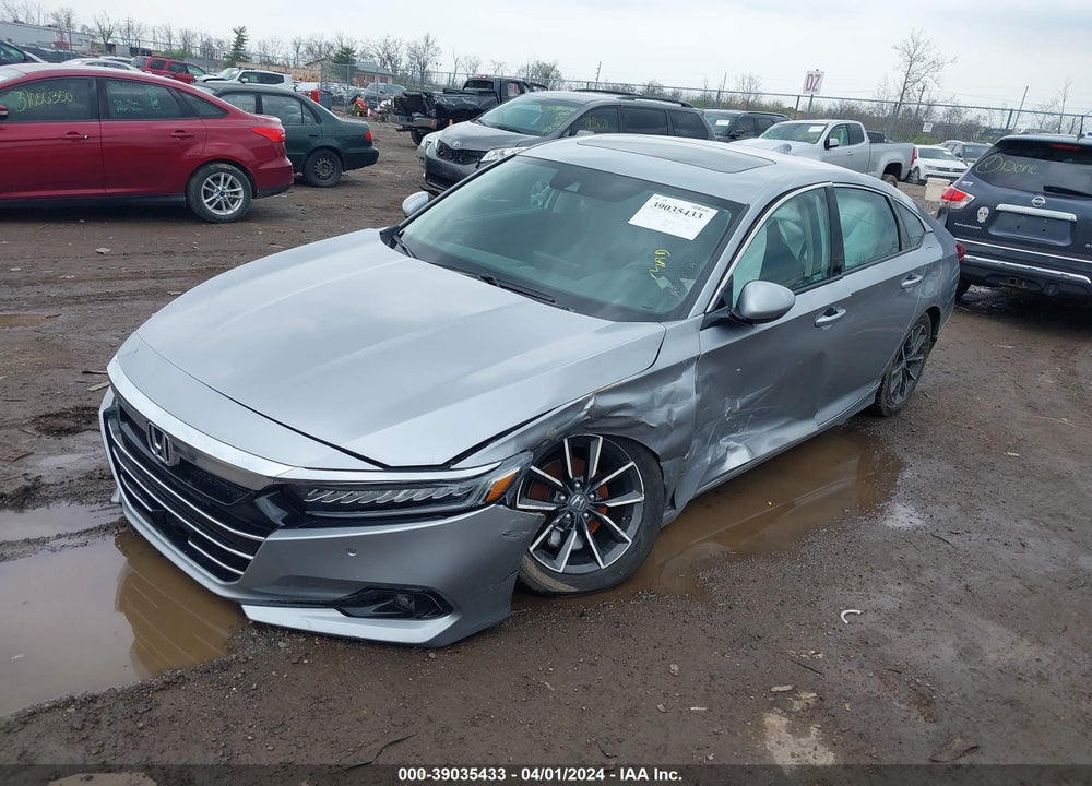 2021 HONDA ACCORD EX-L VIN: 1HGCV1F51MA107860