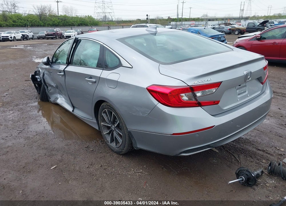 2021 HONDA ACCORD EX-L VIN: 1HGCV1F51MA107860