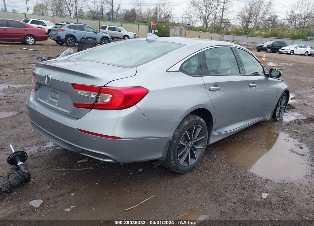 2021 HONDA ACCORD EX-L VIN: 1HGCV1F51MA107860