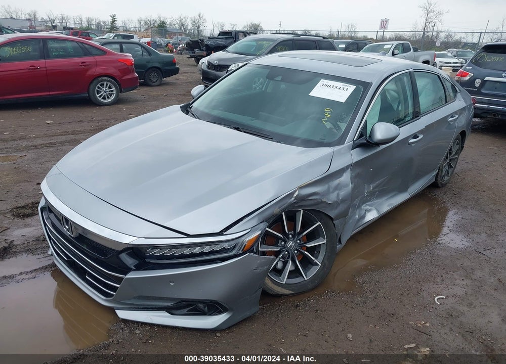 2021 HONDA ACCORD EX-L VIN: 1HGCV1F51MA107860