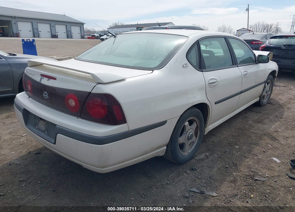 2002 CHEVROLET IMPALA LS VIN: 2G1WH55K529283913