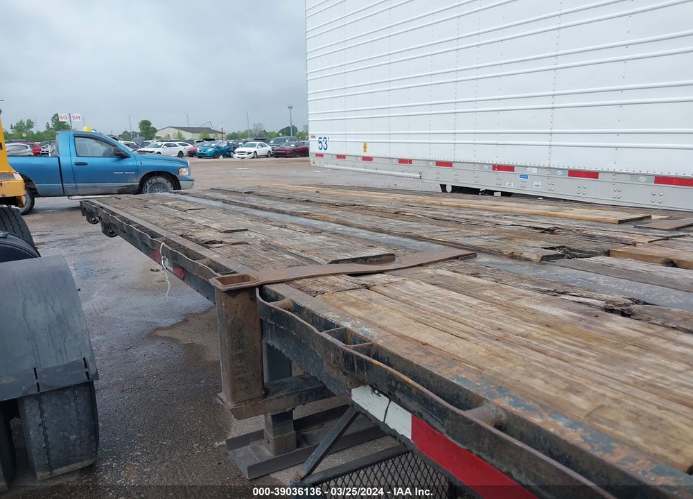 1992 GREAT DANE FLATBED TRAILER VIN: 1GRDM9621NM012201