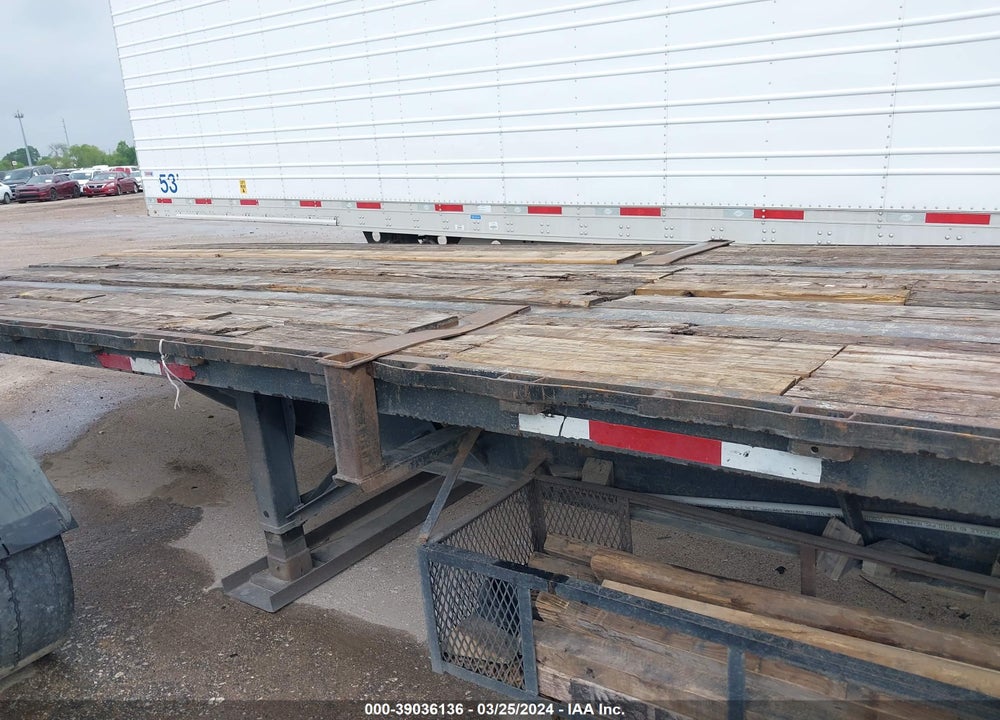 1992 GREAT DANE FLATBED TRAILER VIN: 1GRDM9621NM012201