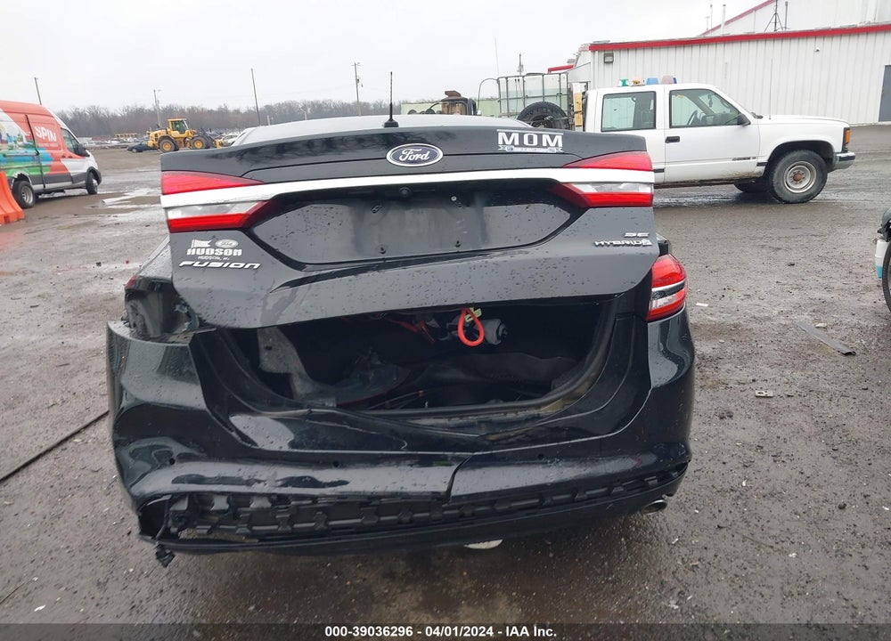 2017 FORD FUSION HYBRID SE VIN: 3FA6P0LU8HR215275