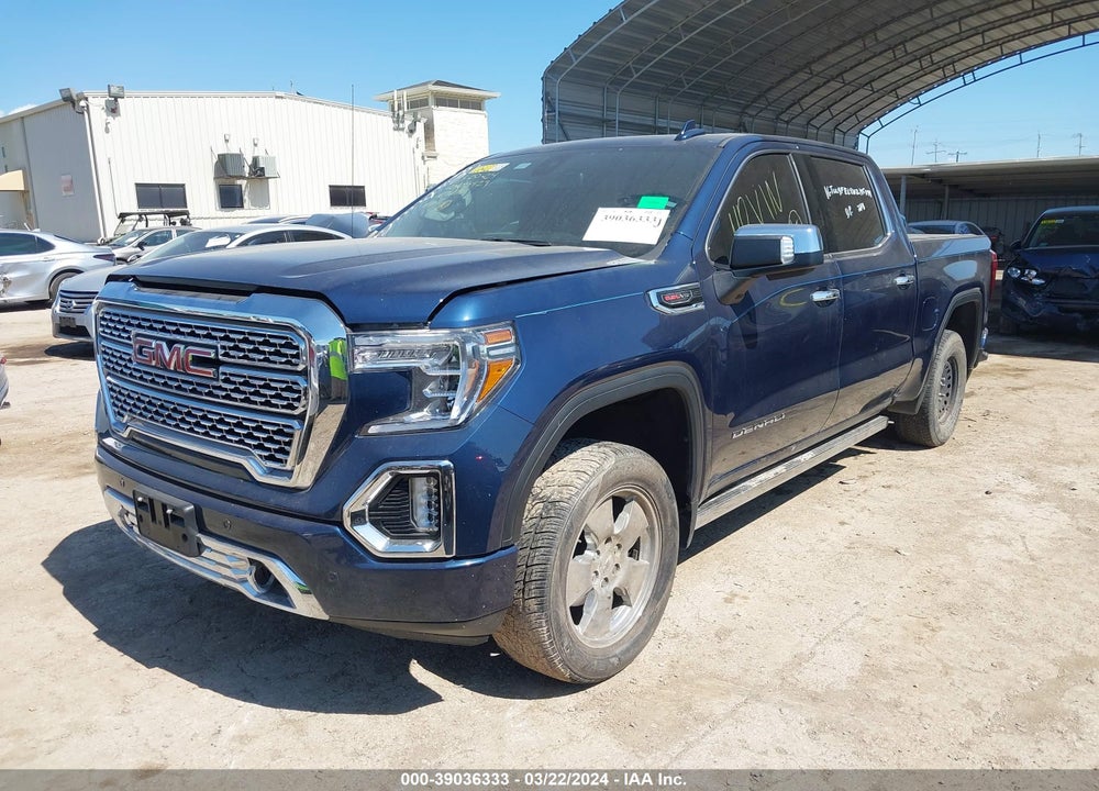 2022 GMC SIERRA 1500 LIMITED 4WD SHORT BOX DENALI VIN: 1GTU9FEL8NZ195894