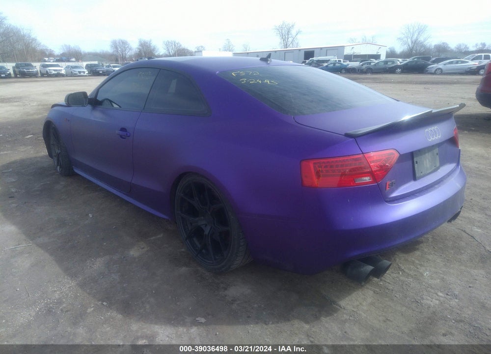 2013 AUDI S5 3.0T PREMIUM PLUS VIN: WAUVGAFR7DA016626
