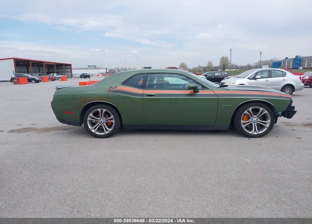 2021 DODGE CHALLENGER R/T VIN: 2C3CDZBTXMH593868
