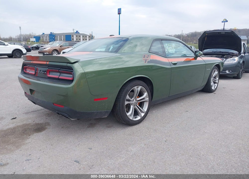 2021 DODGE CHALLENGER R/T VIN: 2C3CDZBTXMH593868