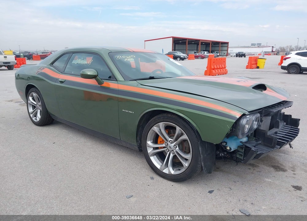 2021 DODGE CHALLENGER R/T VIN: 2C3CDZBTXMH593868
