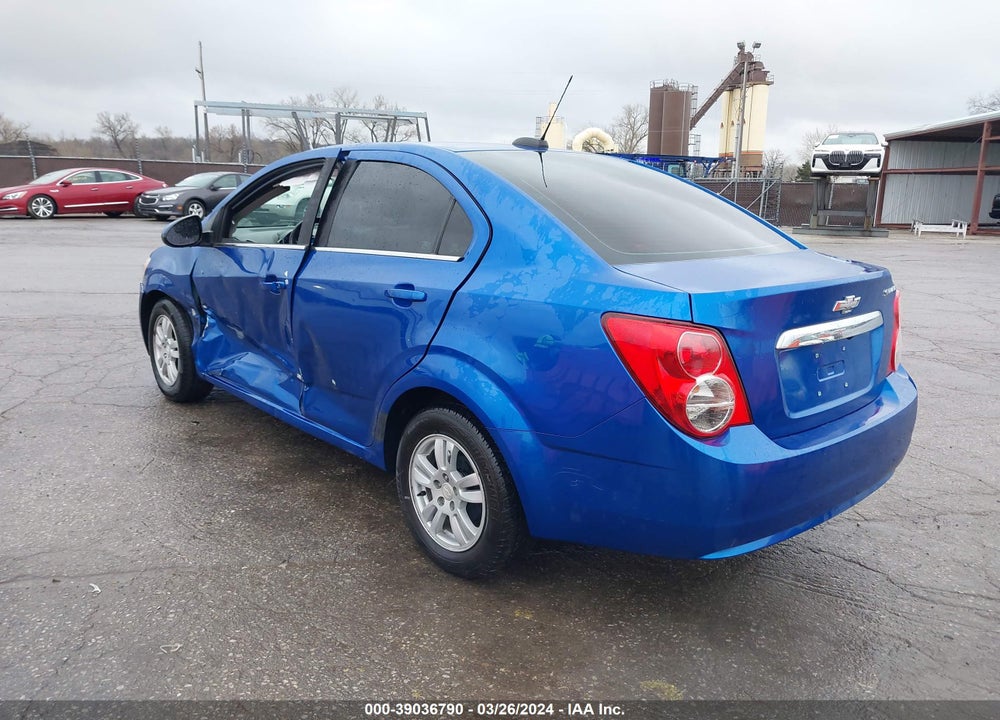 2016 CHEVROLET SONIC LT AUTO VIN: 1G1JC5SG2G4148438
