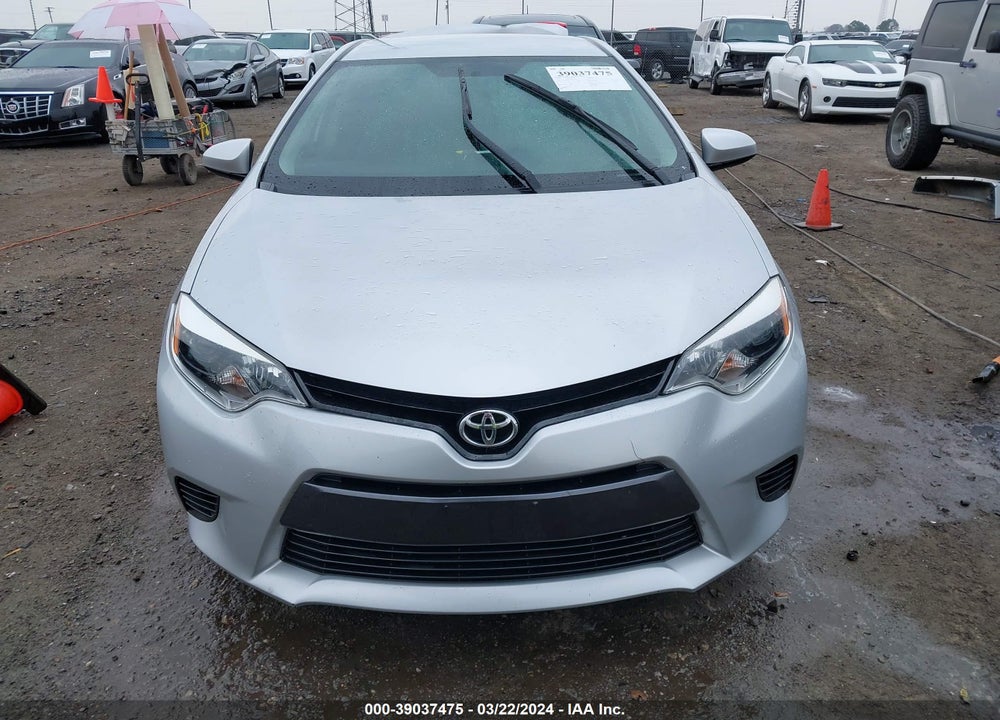 2016 TOYOTA COROLLA LE VIN: 5YFBURHEXGP555572