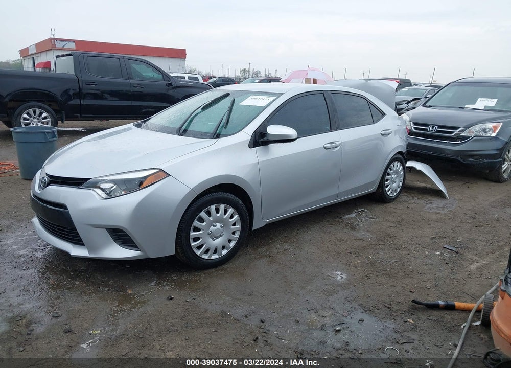 2016 TOYOTA COROLLA LE VIN: 5YFBURHEXGP555572