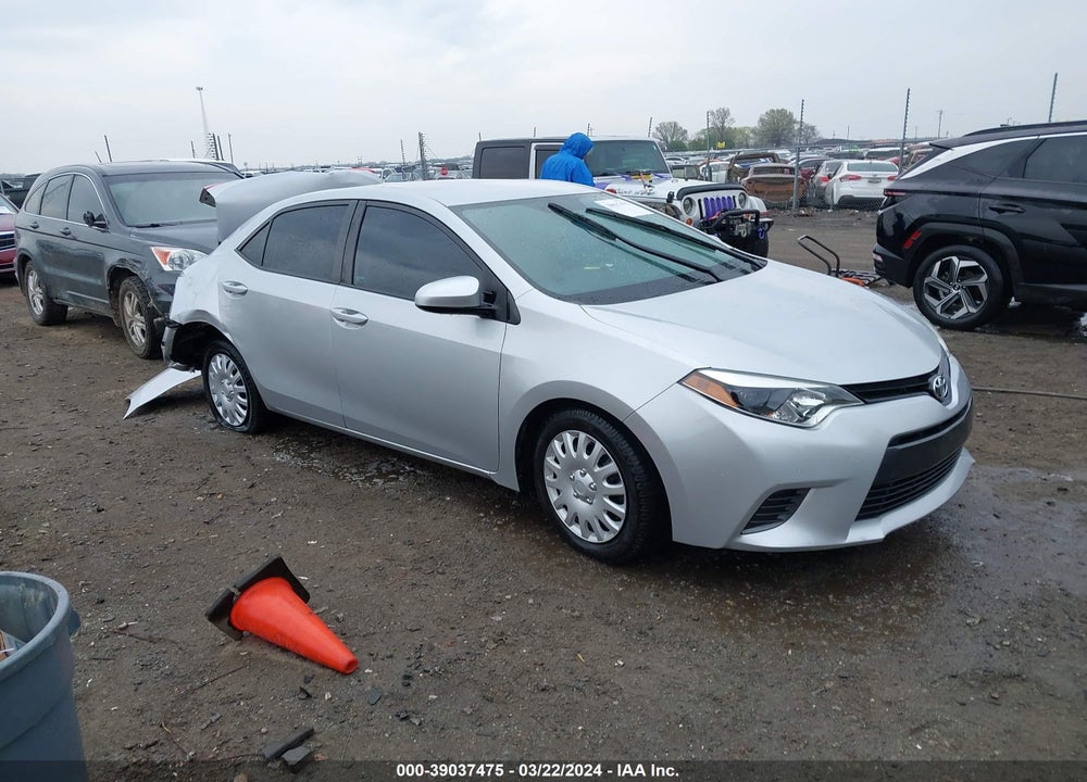 2016 TOYOTA COROLLA LE VIN: 5YFBURHEXGP555572