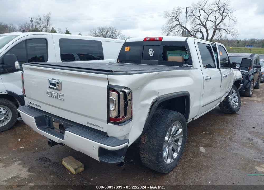 2018 GMC SIERRA 1500 DENALI VIN: 3GTU2PEJ3JG394614