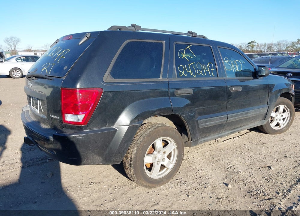 2005 JEEP GRAND CHEROKEE VIN: 1J4HR48N15C552901