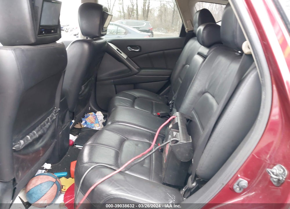 2011 NISSAN MURANO S/SL/LE VIN: JN8AZ1MW5BW187903