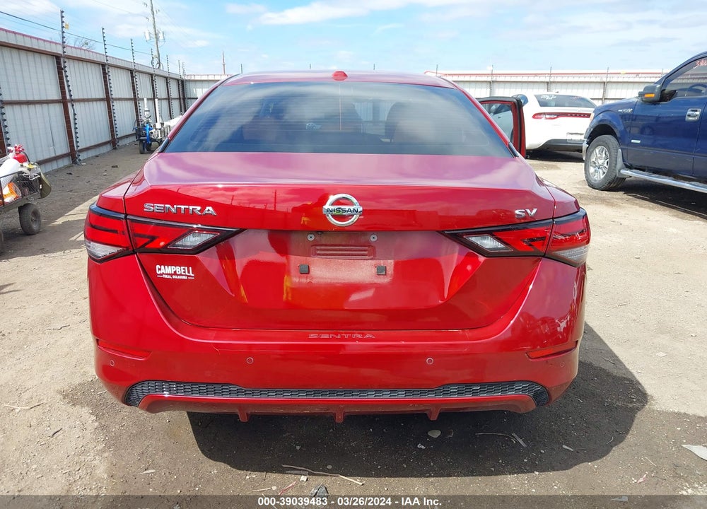 2022 NISSAN SENTRA SV XTRONIC CVT VIN: 3N1AB8CV4NY312200