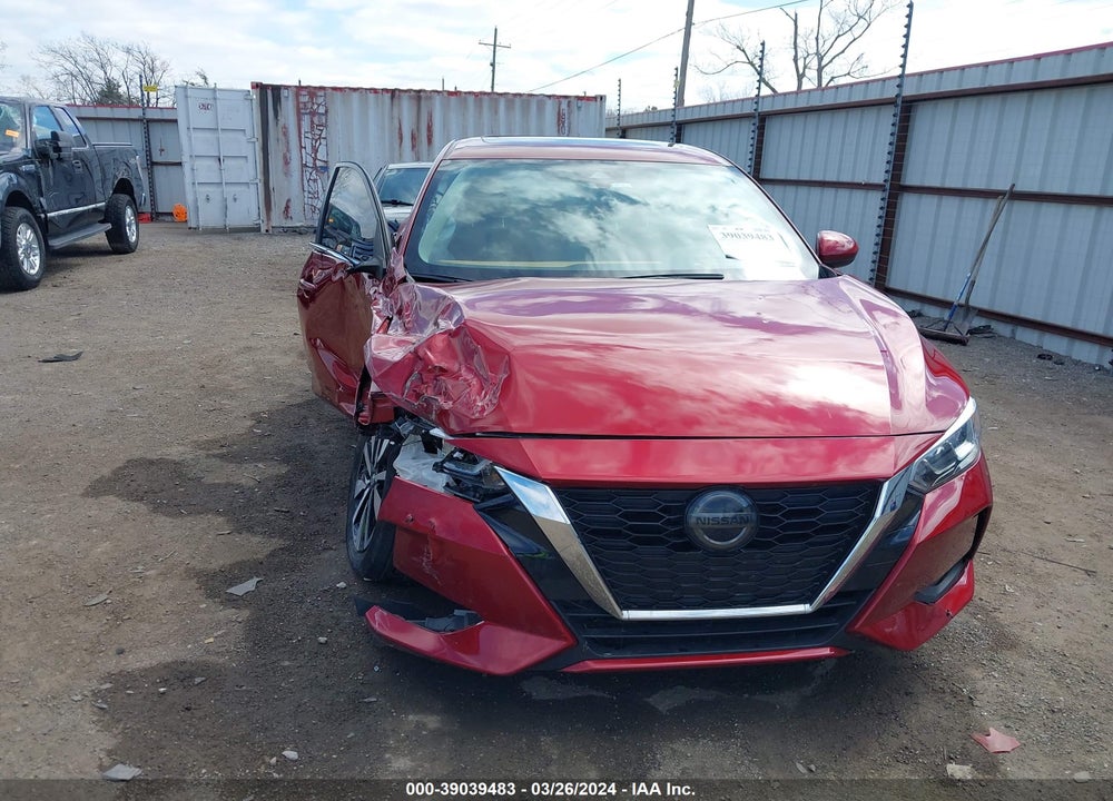 2022 NISSAN SENTRA SV XTRONIC CVT VIN: 3N1AB8CV4NY312200
