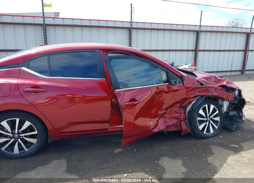 2022 NISSAN SENTRA SV XTRONIC CVT VIN: 3N1AB8CV4NY312200
