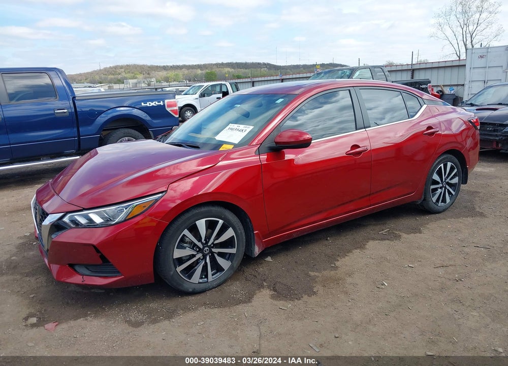 2022 NISSAN SENTRA SV XTRONIC CVT VIN: 3N1AB8CV4NY312200